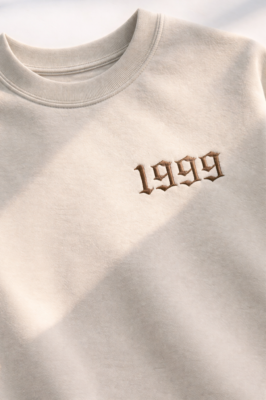 Birth Year Embroidered Crewneck