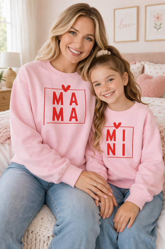 Mama & Mini Matching Sweatshirts Set