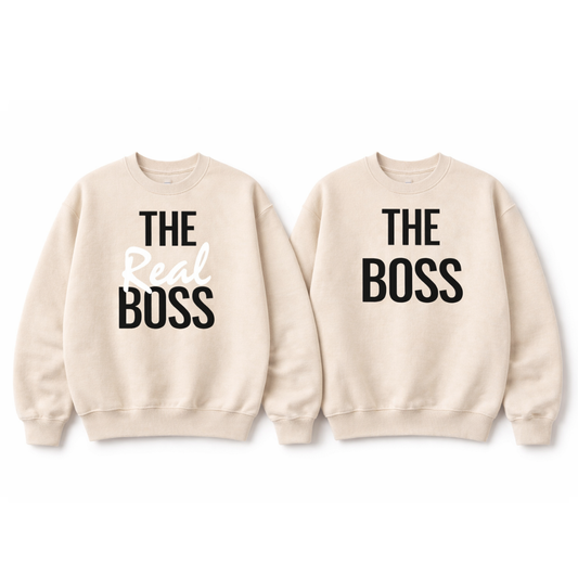 The Boss & The Real Boss Sweatshirt
