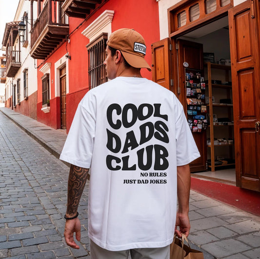 Camiseta "No Rules, Just Dad Jokes"